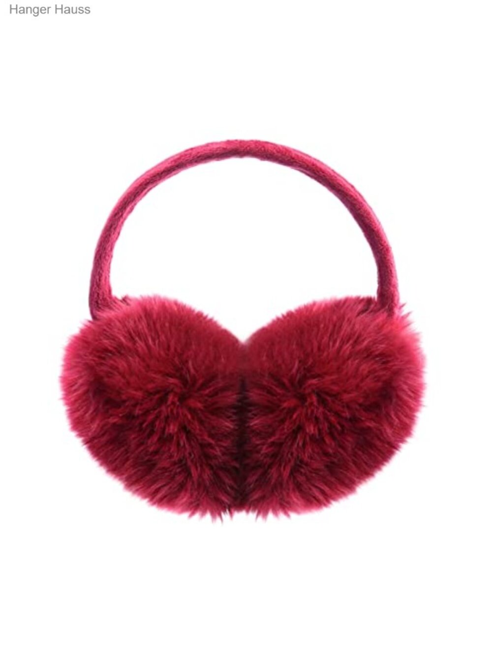 Fleece Lined Adjustable Winter Earmuffs with Detachable Bow